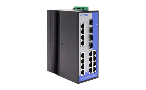 工業(yè)級非網管型交換機_UT-60020GC 20口全千兆非網管型以太網交換機